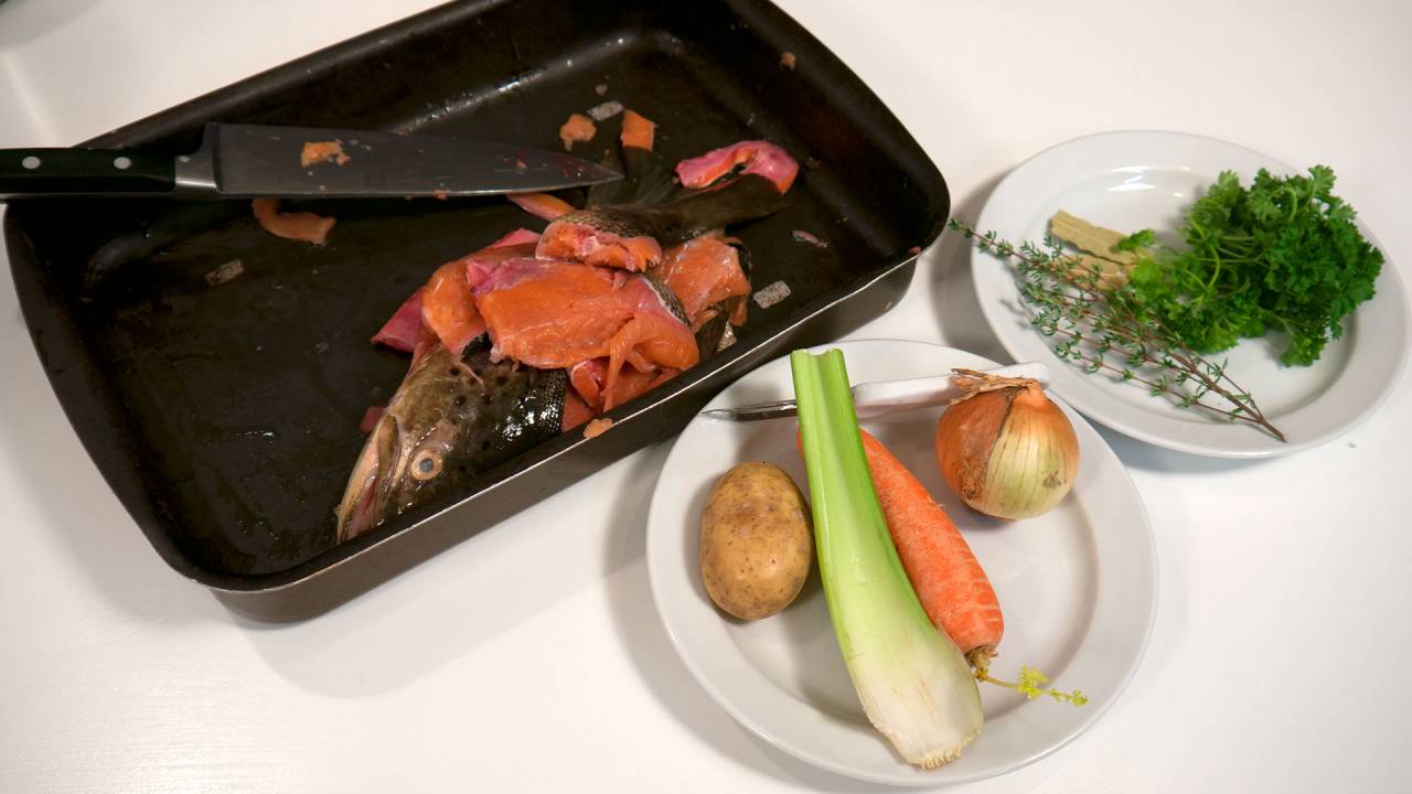 Ingredienser til fiskefond