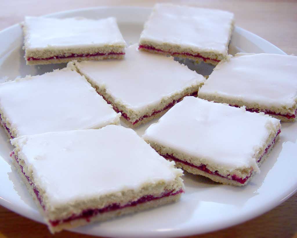 Hindbærsnitter